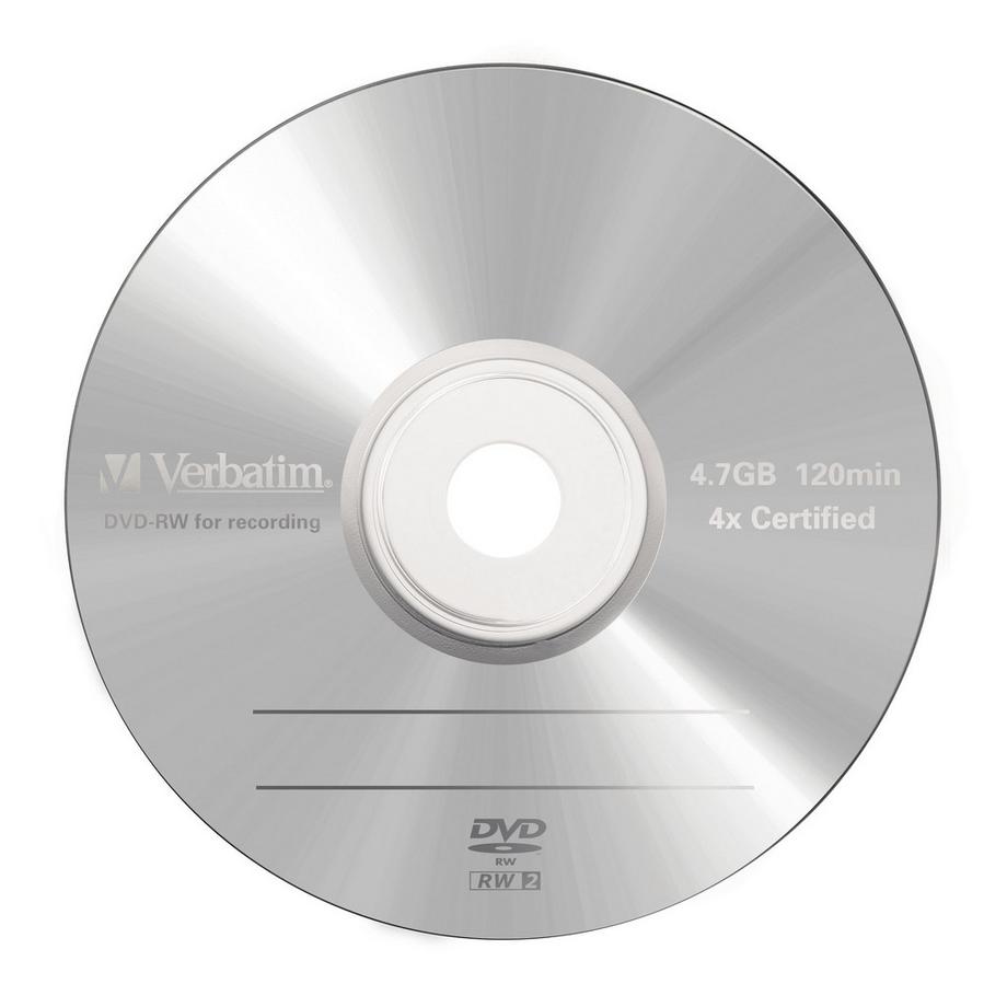 Verbatim  VERBATIM DVD-RW Jewel 4.7GB 43285 1-4x 5 Pcs 