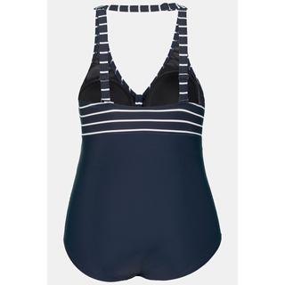 Ulla Popken Bellieva Maillot de Bain de Maternité Rayé Bonnets Souples  