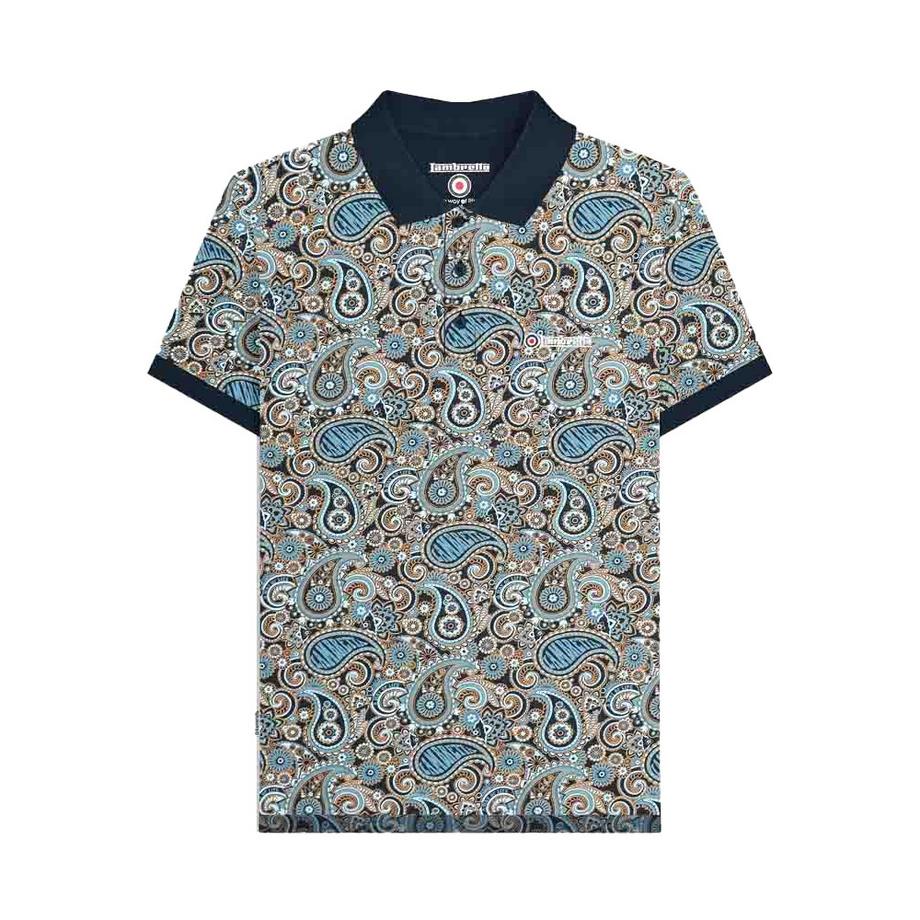 Maglietta Polo Paisley