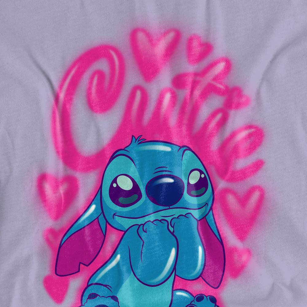 Lilo & Stitch Cutie Stitch Grafik T-Shirt  