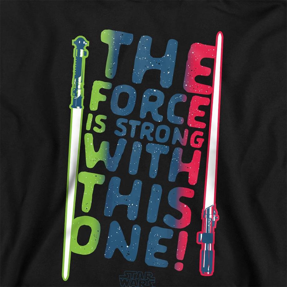 STAR WARS  Force Is Strong Felpa Con Cappuccio 