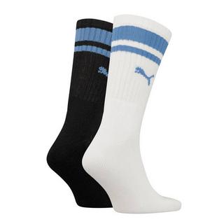 PUMA Crew Heritage Stripe Chaussettes Lot de 2  