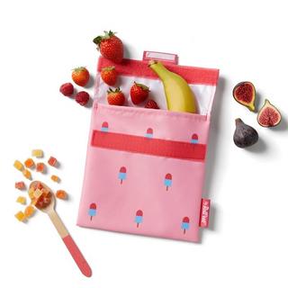 Roll'eat  Roll'eat Snack’n’Go Icons Ice-cream Borsa portapranzo Poliuretano termoplastico (TPU), Poliestere Blu, Rosa 