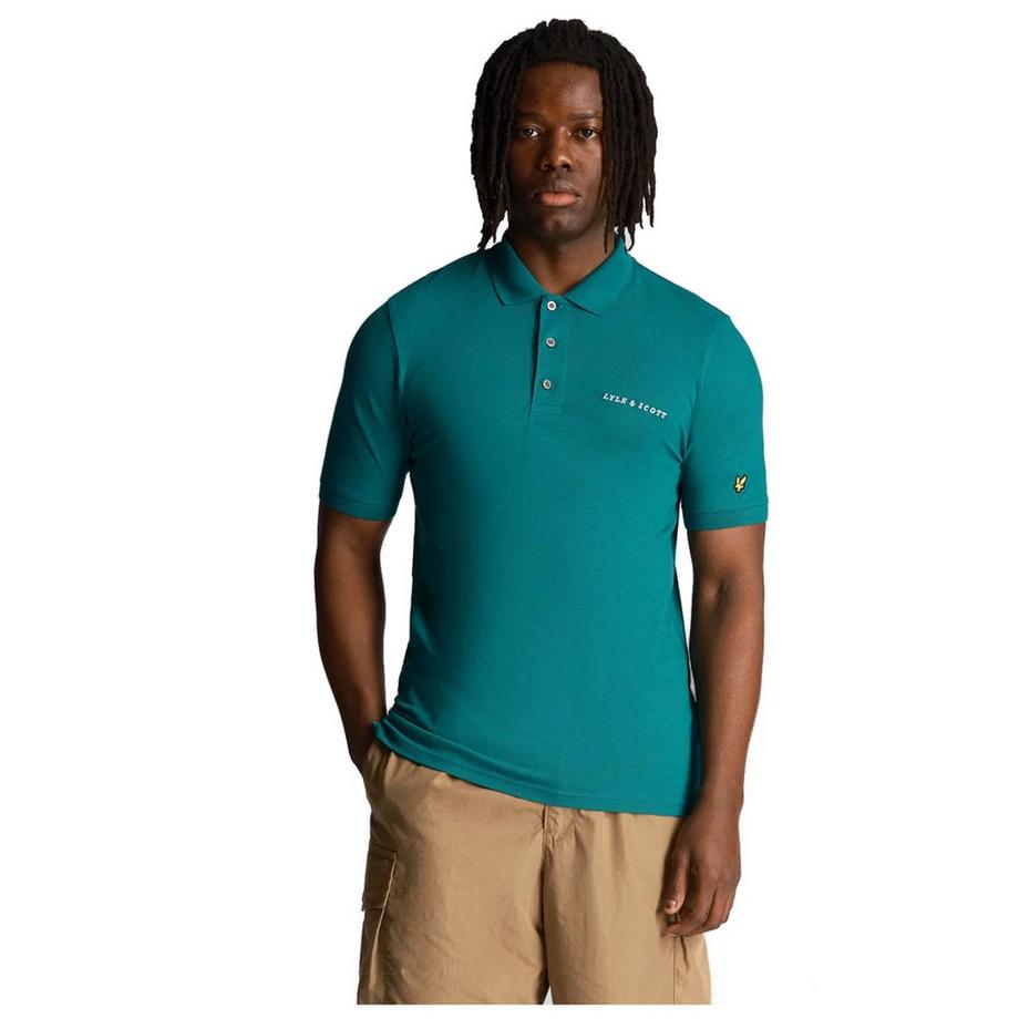 LYLE & SCOTT Maglietta Polo con Logo Ricamato  