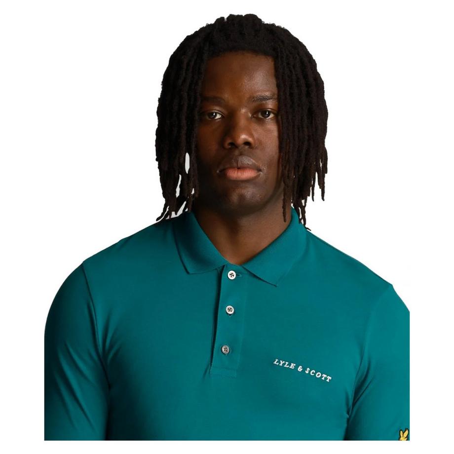 LYLE & SCOTT Maglietta Polo con Logo Ricamato  