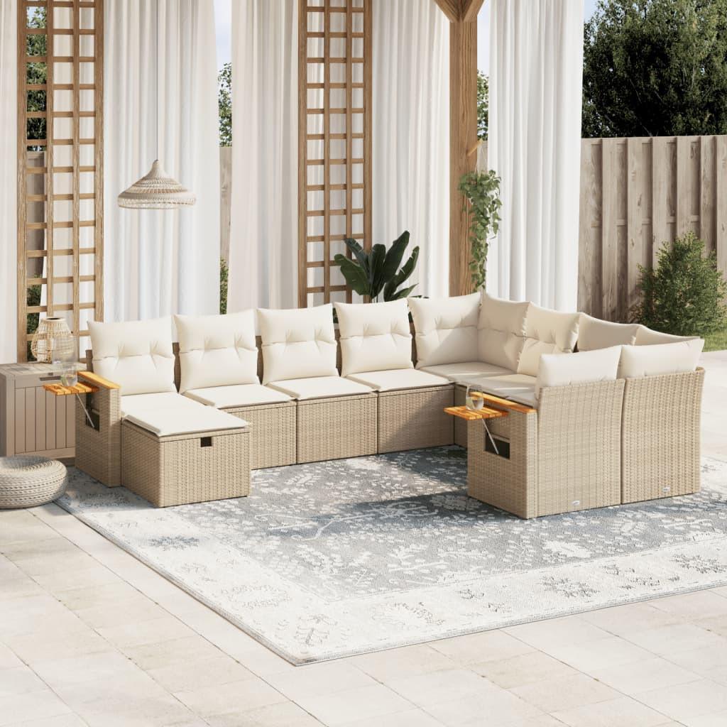 VidaXL Garten sofagarnitur poly-rattan  