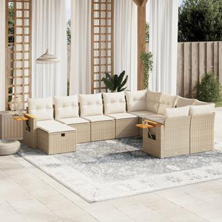 VidaXL Garten sofagarnitur poly-rattan  