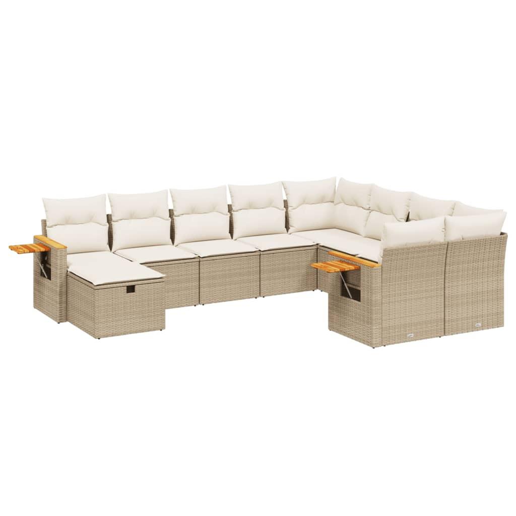 VidaXL Garten sofagarnitur poly-rattan  