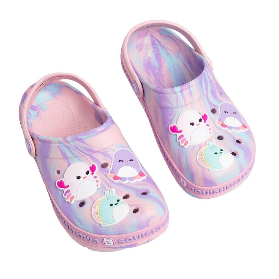 Squishmallows Sabots Motif Multiples Personnages Plat  