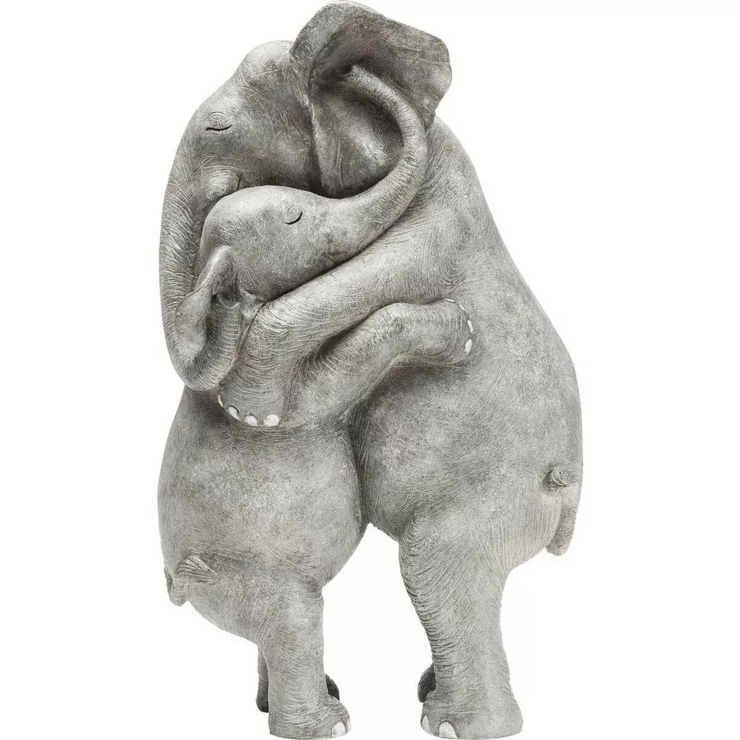 Kare Design Dekofigur "Elephant Hug Grau"