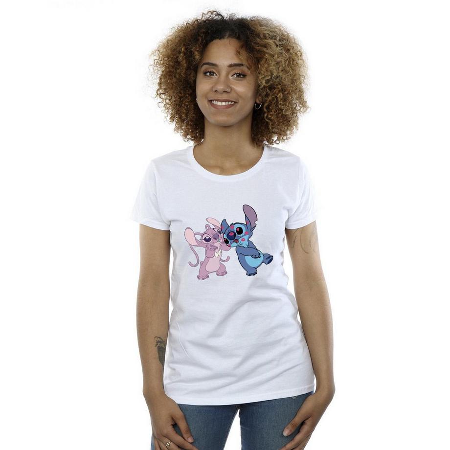 Disney Stitch e Angel T-Shirt stampata  