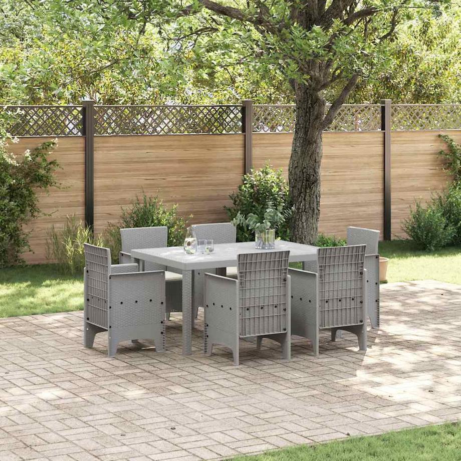 VidaXL Garten essgruppe poly-rattan  