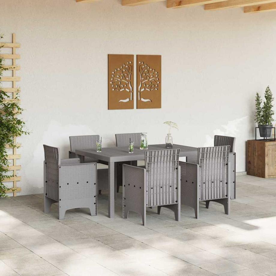 VidaXL Garten essgruppe poly-rattan  