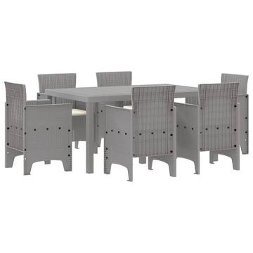 Garten essgruppe poly-rattan