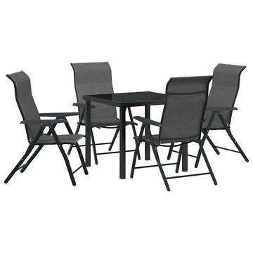 Garten set essen poly-rattan