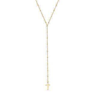 Eastside  Femme Collier en acier inoxydé Croix 