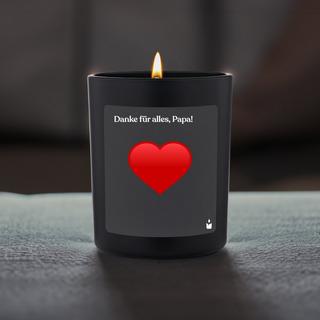 CandleHand Bougie Parfumée Woody Danke für alles, Papa!  