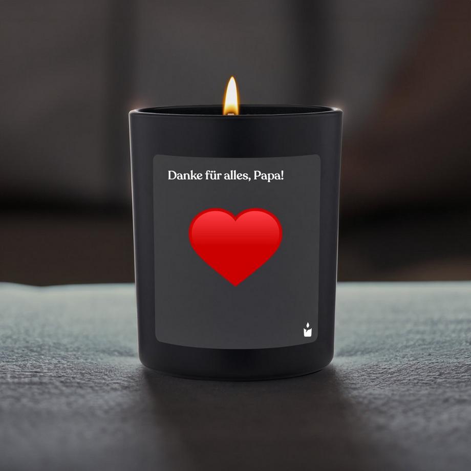 CandleHand Duftkerze Woody Danke für alles, Papa!  