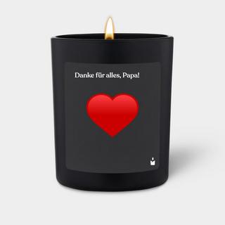 CandleHand Bougie Parfumée Woody Danke für alles, Papa!  