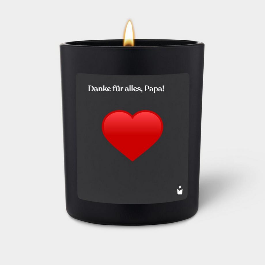 Duftkerze Woody Danke für alles, Papa!