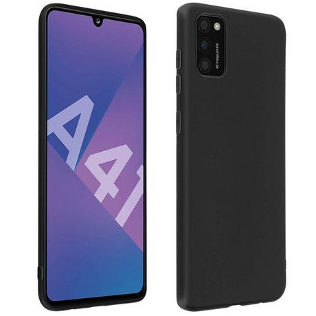 Avizar  Coque Samsung Galaxy A41 Silicone Noir 