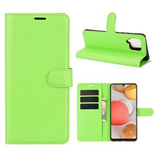 Cover-Discount  Galaxy A42 - Leder Etui Hülle 