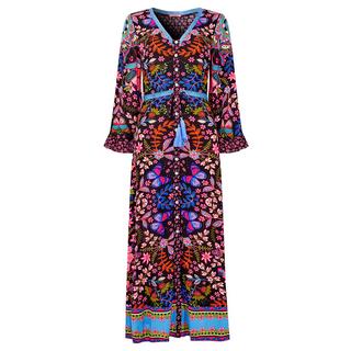 Joe Browns  Robe Maxi Imprimé Bordure Papillon 