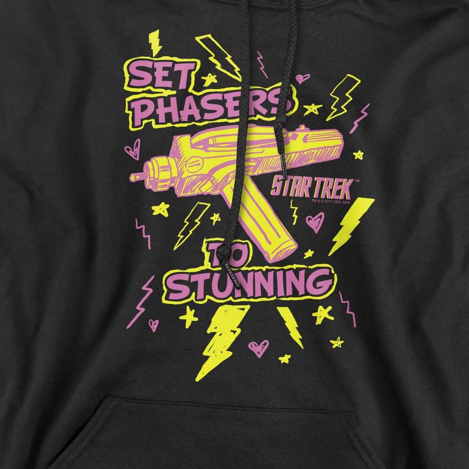 Star Trek Set Phasers Felpa con Cappuccio  