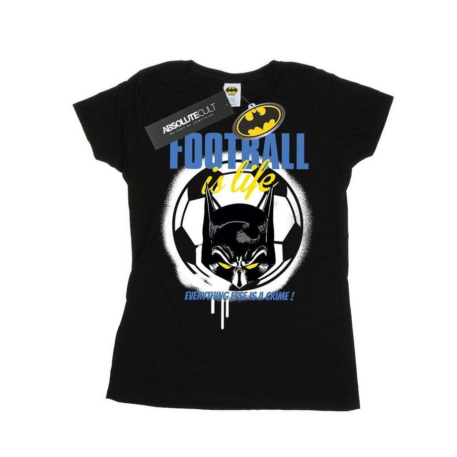DC COMICS Football Is Life Batman T-Shirt  
