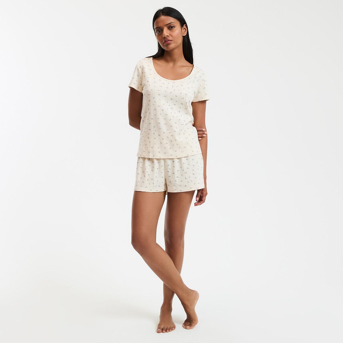 La Redoute Collections Pyjashort Maille Pointelle  