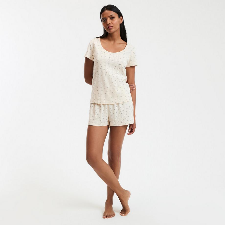 La Redoute Collections Pyjashort Maille Pointelle  