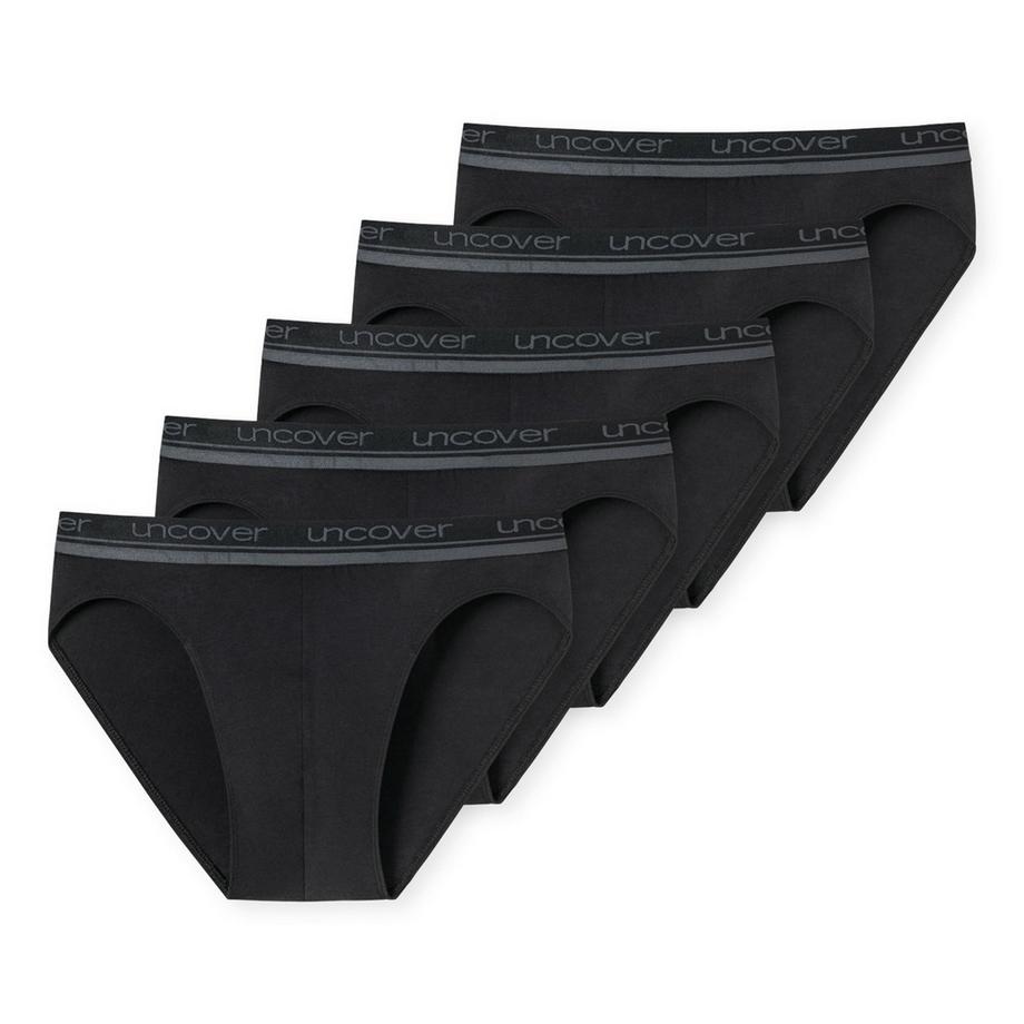 Scivolone Uomini Confezione da 5 Vestibilità confortevole-UNCOVER Cotton 5PACK