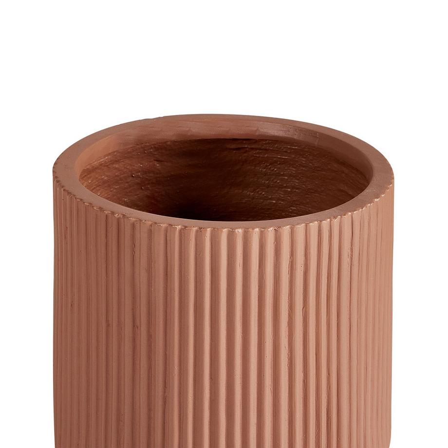 Beliani Cache-pot en Fibre d\'argile Rustique DARIA  