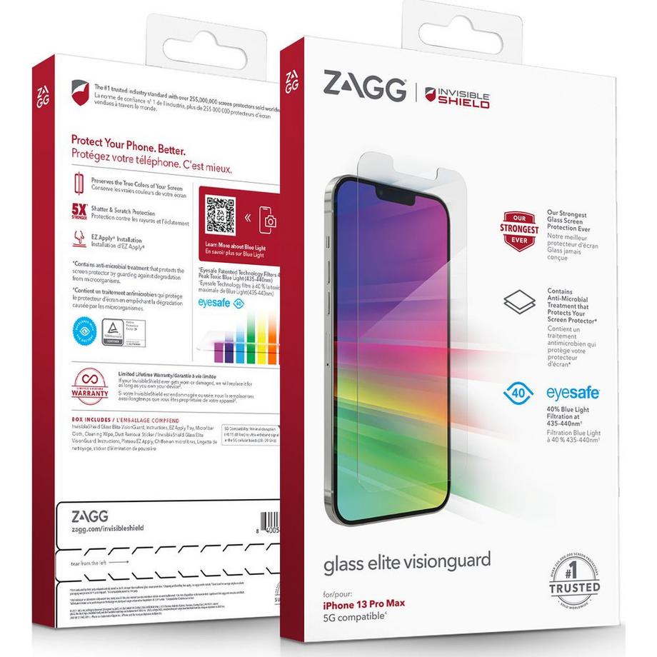 INVISIBLE SHIELD  InvisibleShield Glass Elite VisionGuard Apple 1 pz 