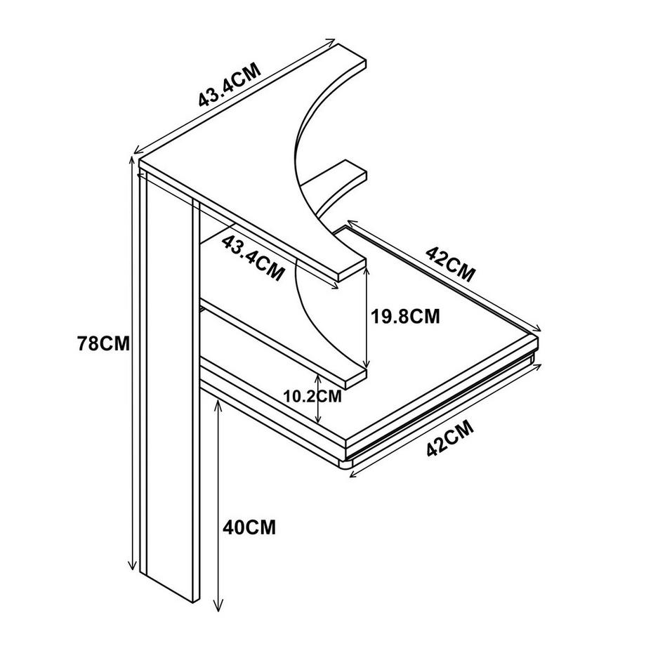 VCM Eckverbindung für die Sitzgruppe Esal  