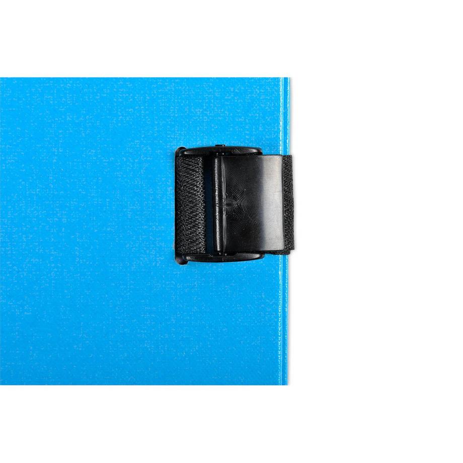 Exacompta Faldone N'Clip con patella e dorso estensibile fino a 13cm carta telata - 24x32cm - x 10  