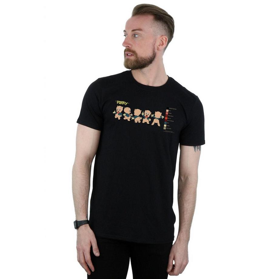 LOONEY TUNES Porky Pig Three Little Pigs T-Shirt  