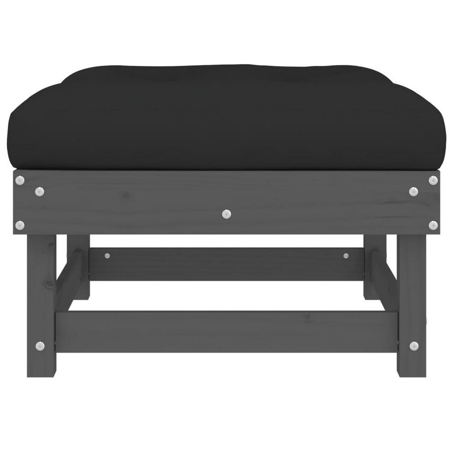 VidaXL Repose-pied de jardin bois  