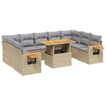 Garten sofagarnitur poly-rattan