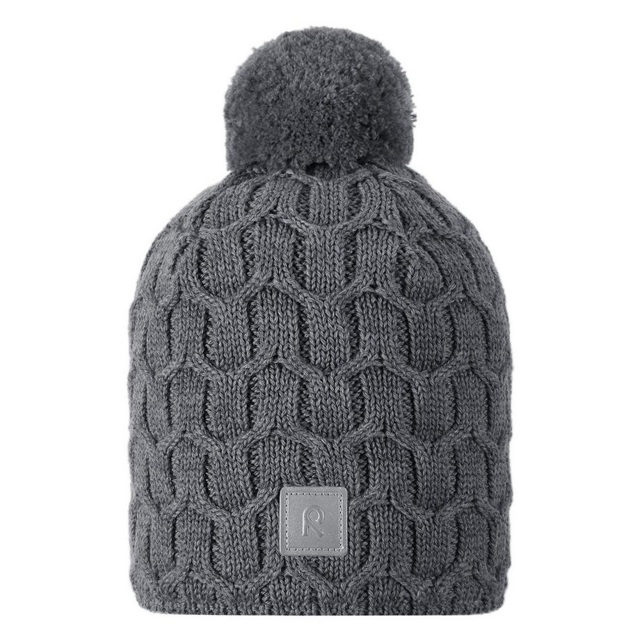 Bonnet en laine pour enfant Nyksund gris chiné