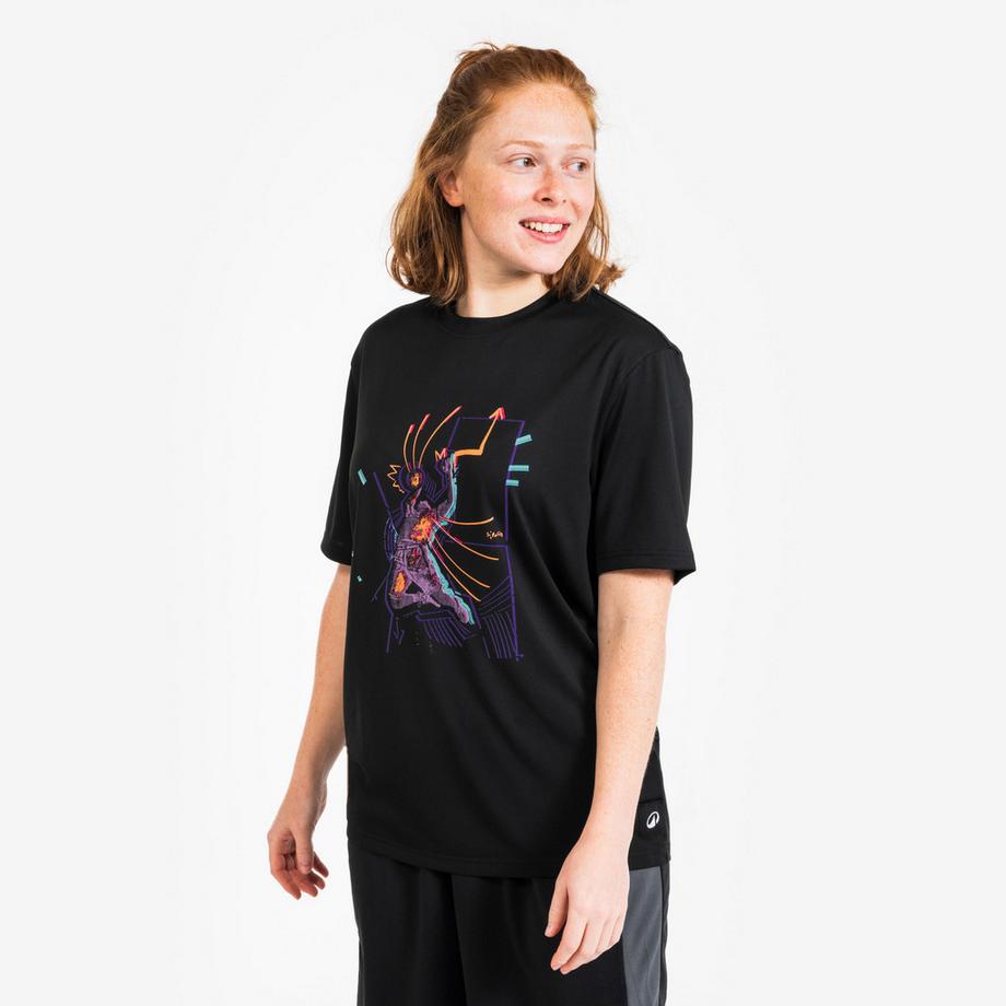 KIPSTA  T-shirt uomo basket poliestere 