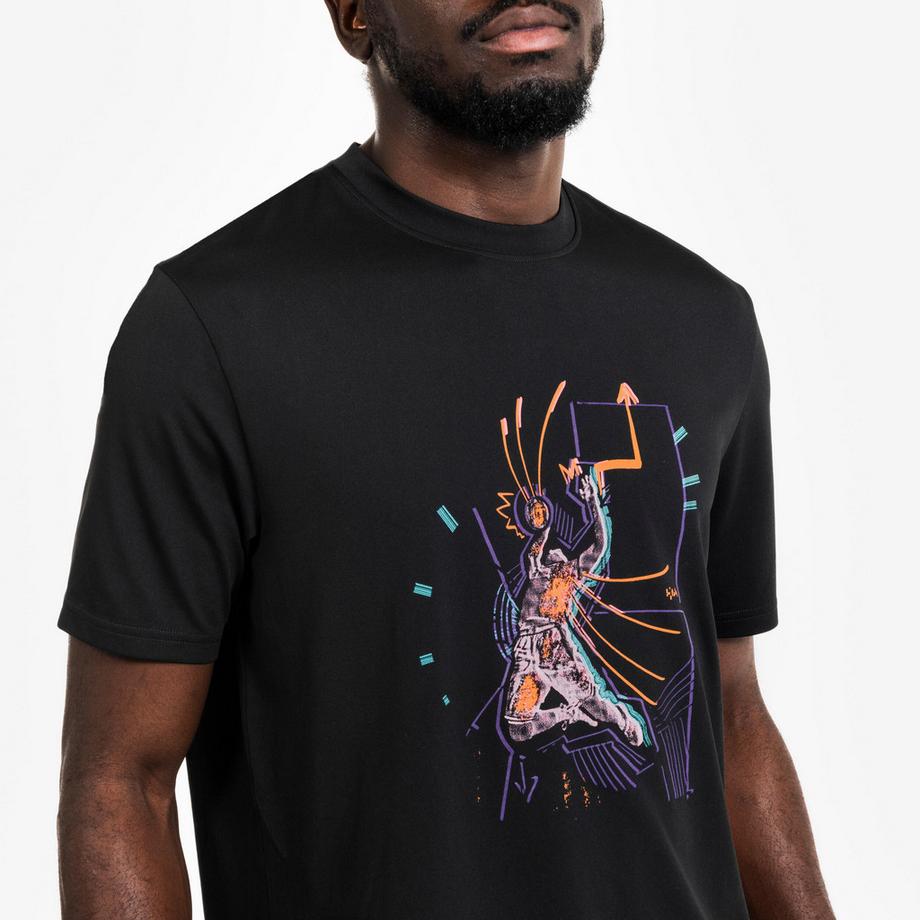 KIPSTA  T-shirt uomo basket poliestere 