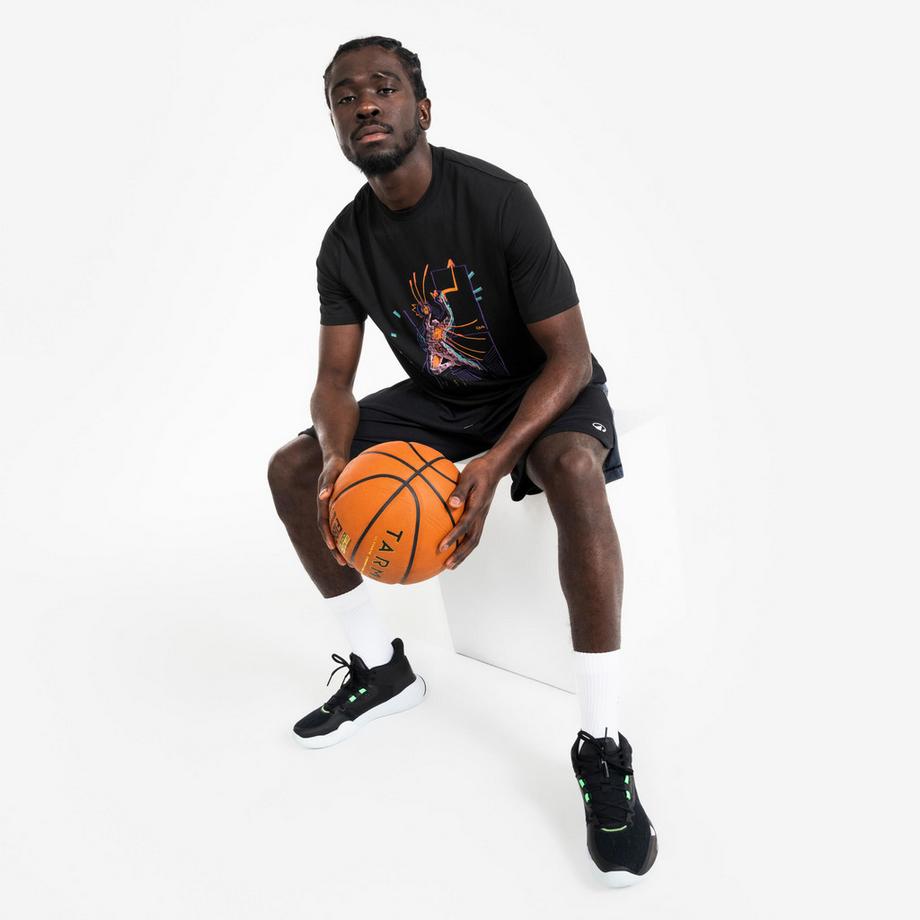 KIPSTA  T-shirt uomo basket poliestere 