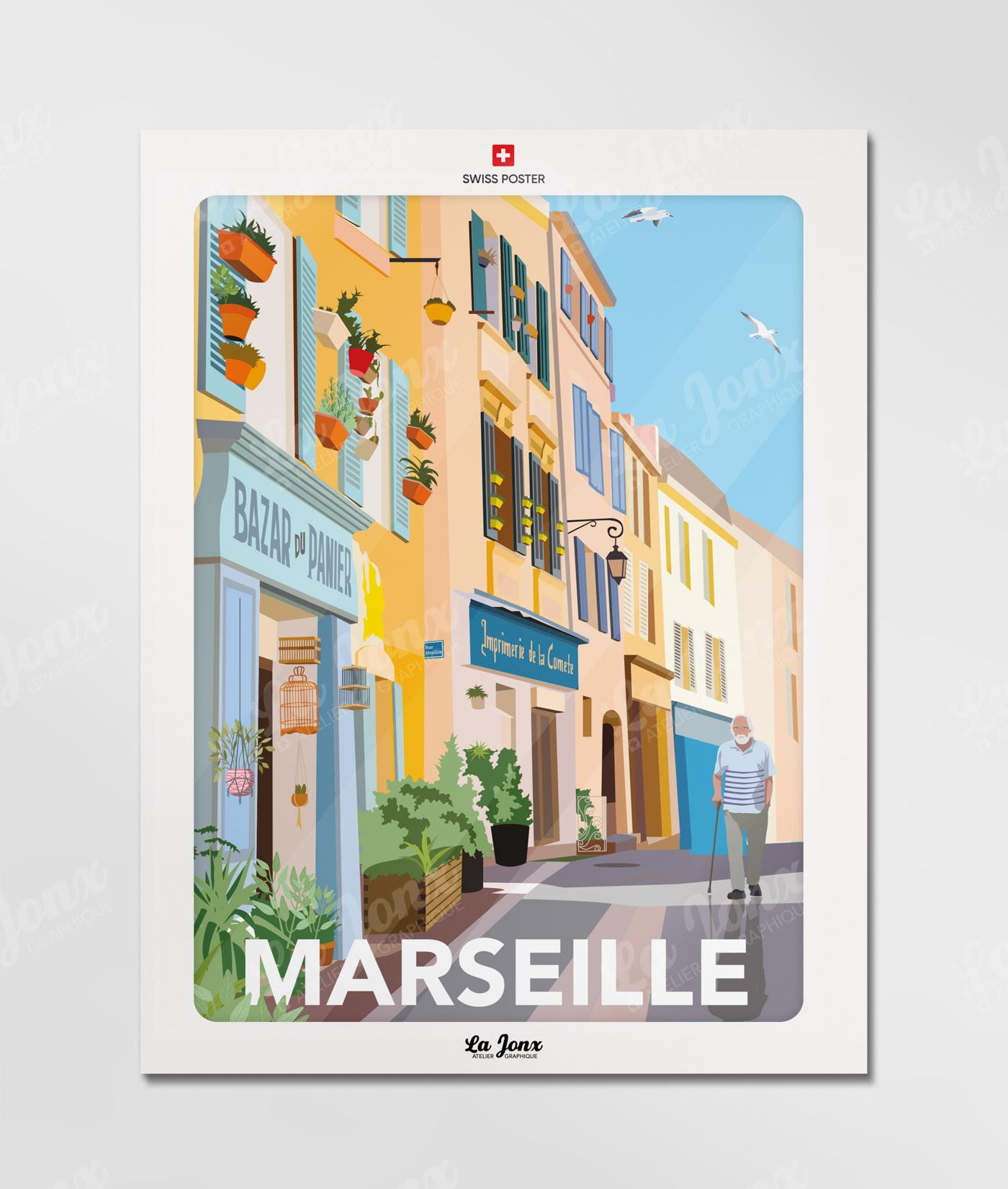 La-Jonx Affiche de Marseille  