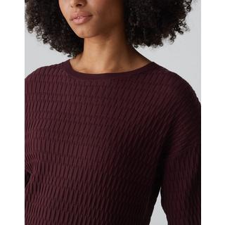 OPUS  T-shirt en tricot Pinu structure Silhouette boxy 