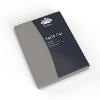 Lotus Bettwaren Biancheria da letto in raso tinta unita  