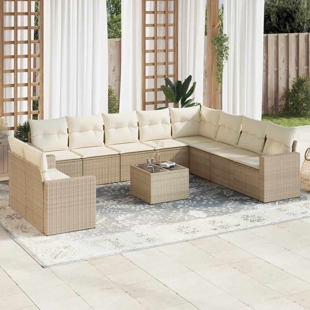 VidaXL Garten sofagarnitur poly-rattan  