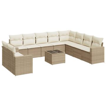 Garten sofagarnitur poly-rattan