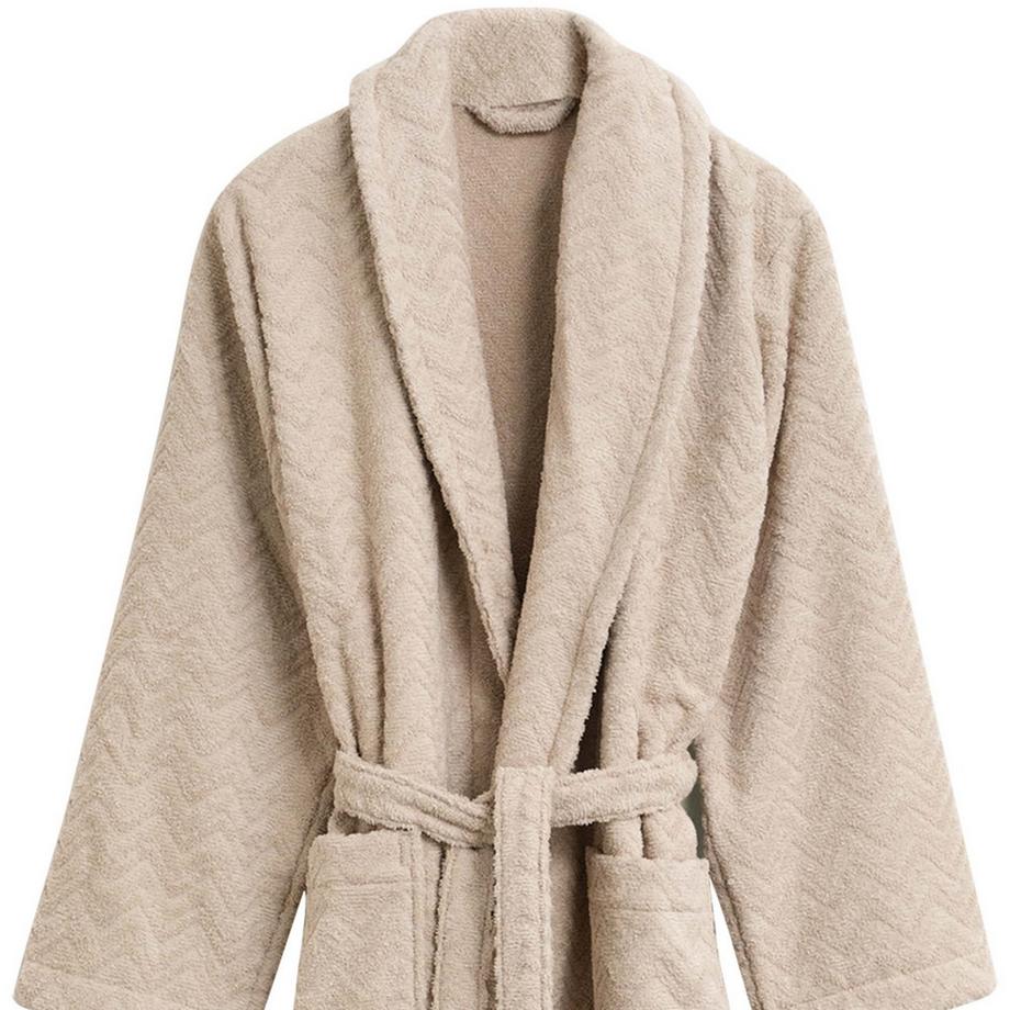 GANT Peignoir Confortable Motif Jacquard Chevrons  