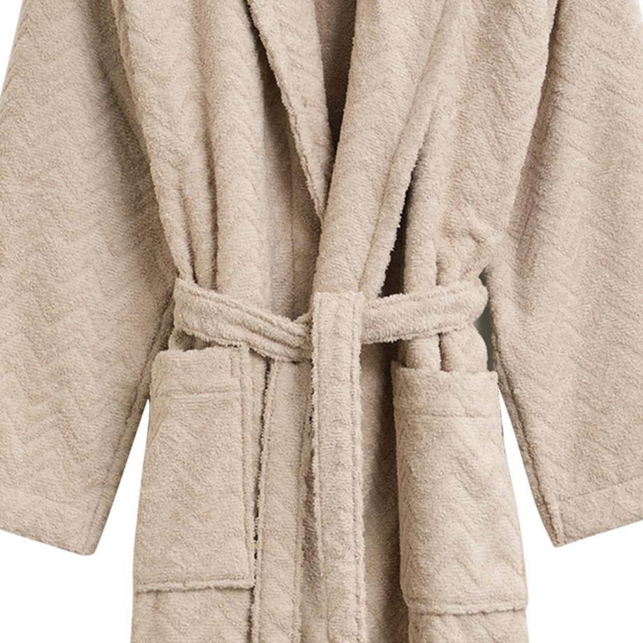 GANT Peignoir Confortable Motif Jacquard Chevrons  